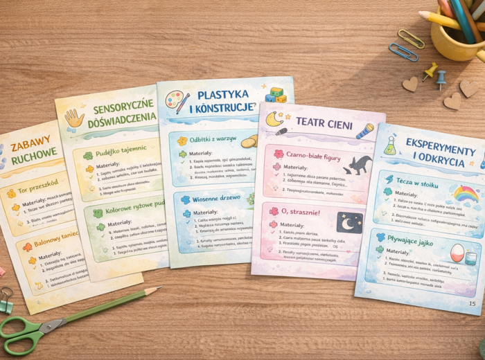 Zabawy w domu, gdy pada – poradnik PDF