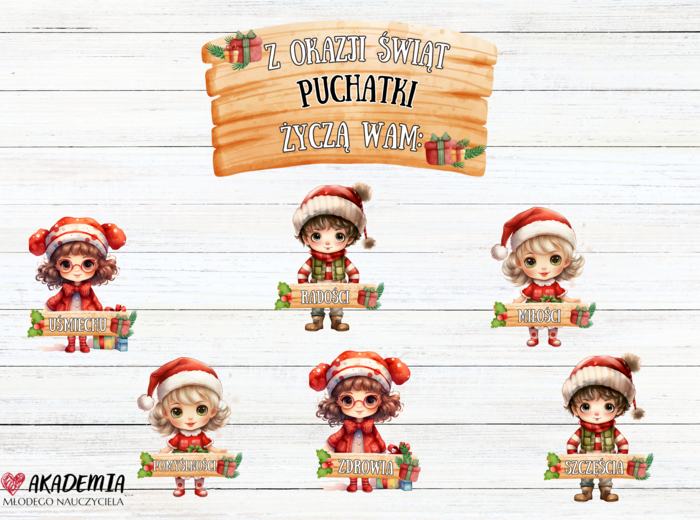 ŻYCZENIA ŚWIĄTECZNE - GRUPA PUCHATKI