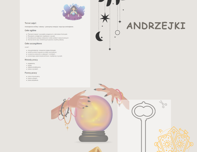 Andrzejki - scenariusz zajęć