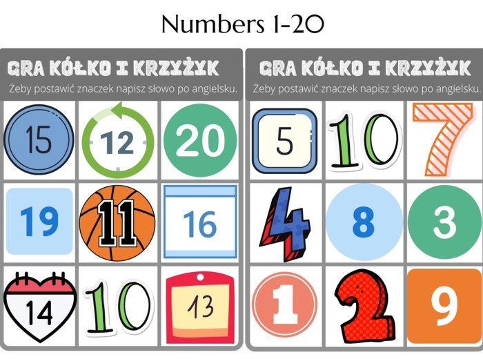 KÓŁKO I KRZYŻYK - KLASA 1