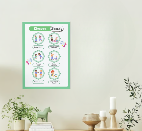 KLASOWE ZASADY DLA MŁODSZYCH DZIECI