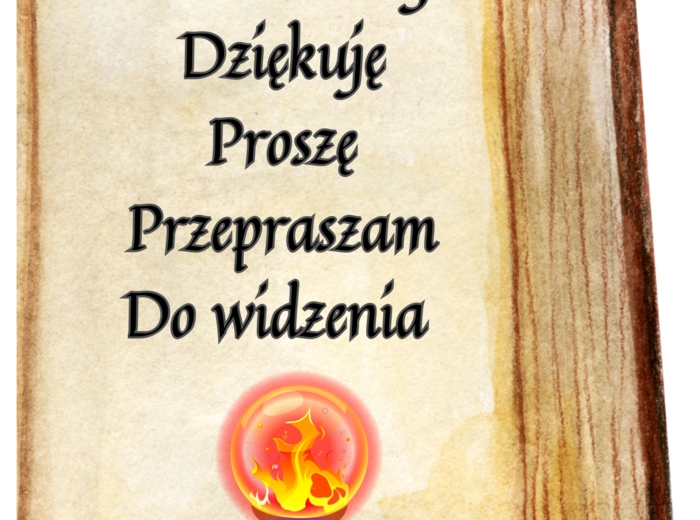 MAGICZNE SŁOWA.... gazetka szkolna GRAFIKA XL