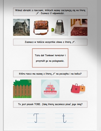 T i t. Karta pracy. Sprawdzian