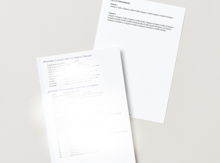 Tylko czy dopiero? 📚📝 zadania gramatyczne