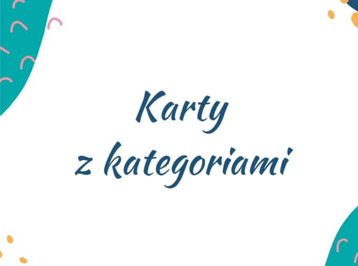 Karty z kategoriami