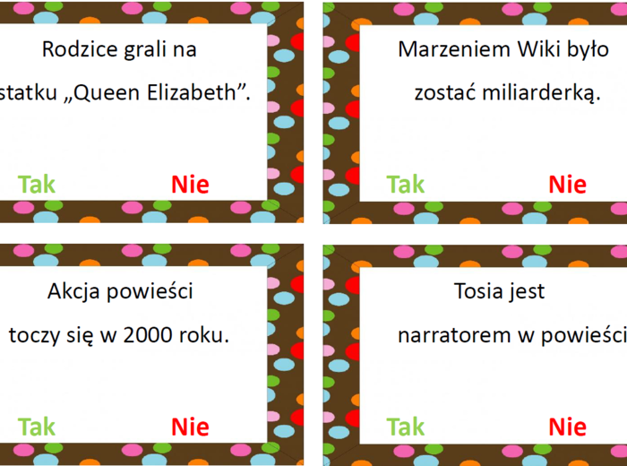 "Magiczne drzewo: Czerwone krzesło" TAK czy NIE?