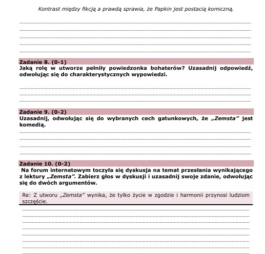 Karty pracy lektury licealne - krytyczne czytanie