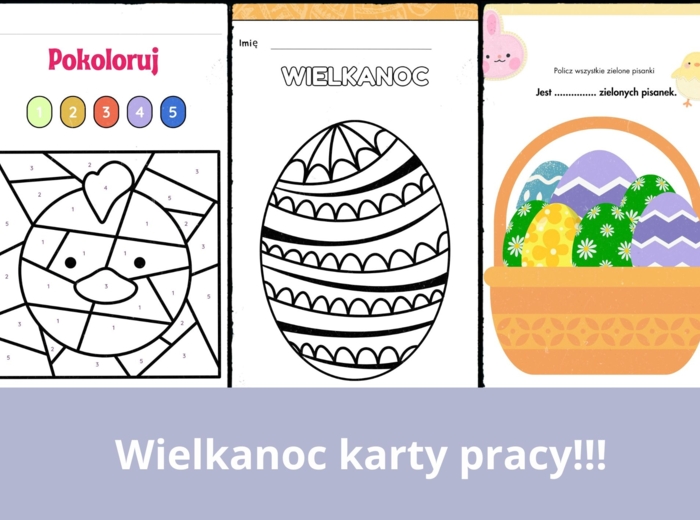 Wielkanoc karty pracy: kolorowanie, kodowanie, rysowanie i liczenie!