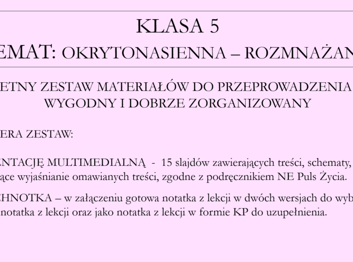 Okrytonasienne - rozmnażanie