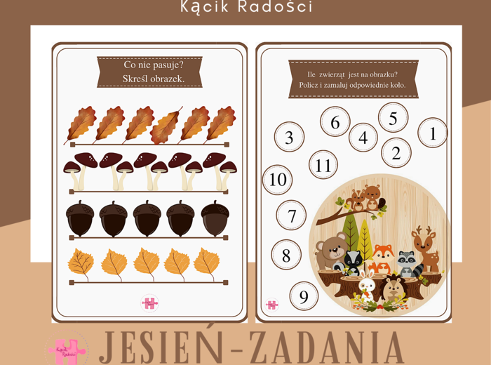 Jesienny zestaw zadań