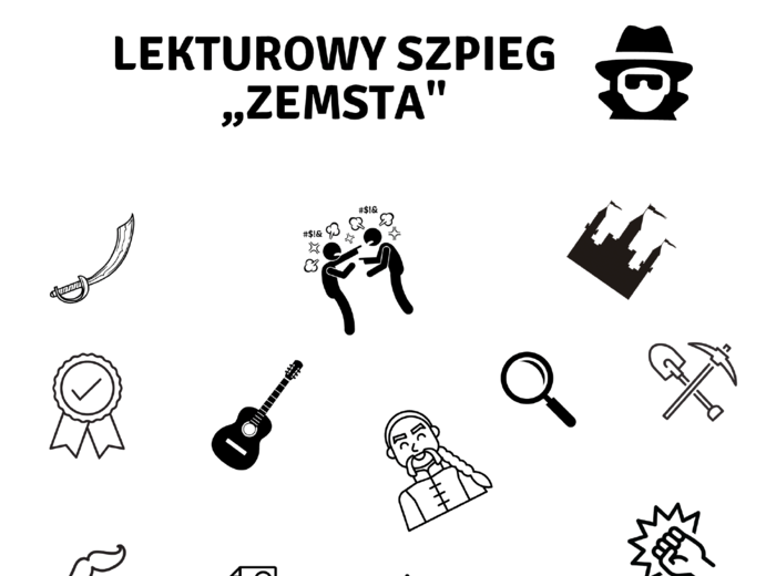 Lekturowy szpieg "Zemsta"