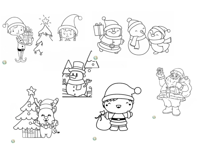 KOLOROWANKI ŚWIĄTECZNE. CZĘŚĆ I