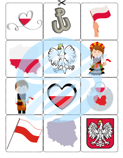 Gra Memory Święto Niepodległości - Idealna Pomoc Edukacyjna na 11 Listopada dla Nauczycieli Przedszkola