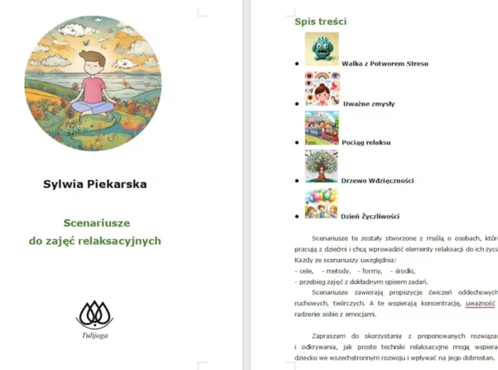 Innowacja Oddychaj, odpoczywaj, odkrywaj + scenariusze