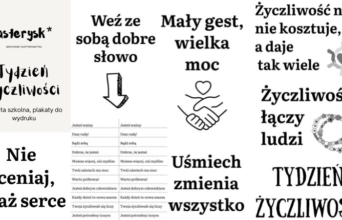 Gazetka szkolna – TYDZIEŃ/DZIEŃ ŻYCZLIWOŚCI