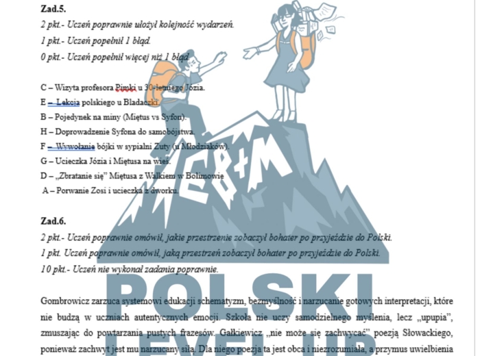 Kartkówka_Ferdydurke_Polski Level Up