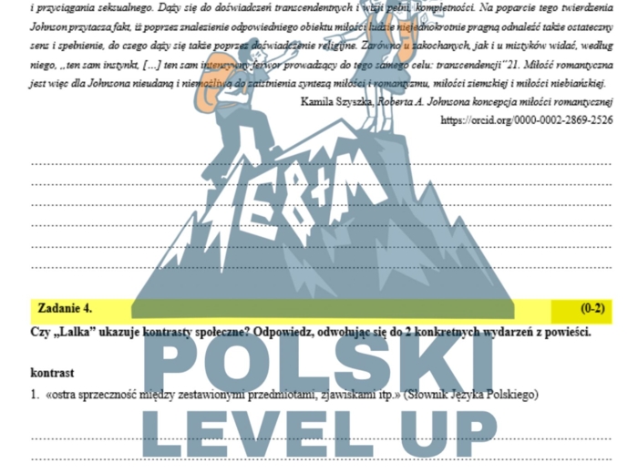 Test (71 zadań+ podpunkty+tematy wypracowań P +R)_Lalka_Polski Level Up
