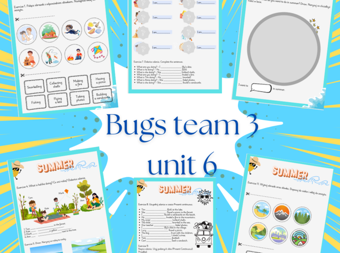 Bugs team 3 unit 6- 13 kart pracy.