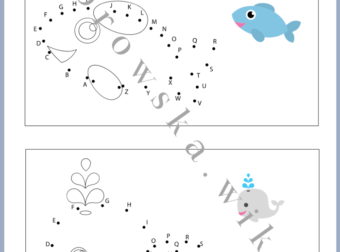 Połącz kropki - alfabet