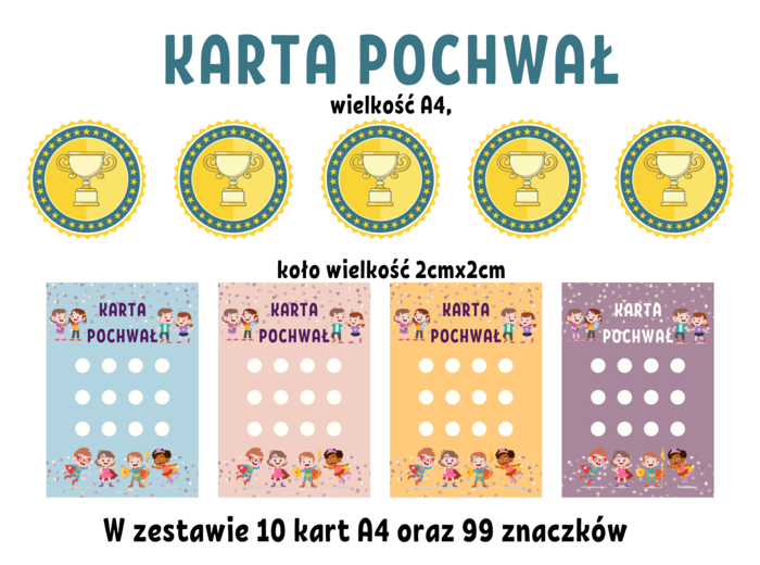 Karta Pochwał - SuberBohaterowie
