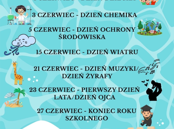 PAKIET MATERIAŁÓW NA CZERWIEC WEDŁUG KALENDARZA ŚWIĄT I DNI NIETYPOWYCH