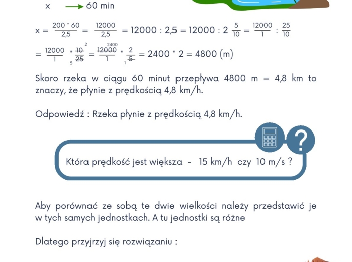 PRĘDKOŚĆ, DROGA, CZAS- z Matixem do E8