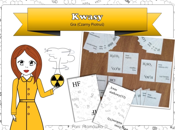 Klasa 8 Chemia. Kwasy. Czarny Piotruś.