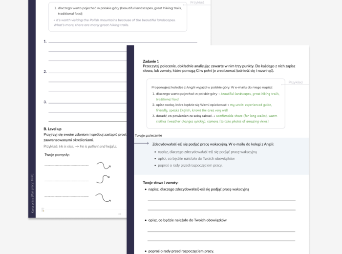 Egzamin ósmoklasisty: wypowiedź pisemna krok po kroku - pomysły i karty pracy dla nauczycieli