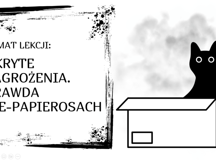 Pomysł na godzinę wychowawczą - Cała prawda o e-papierosach