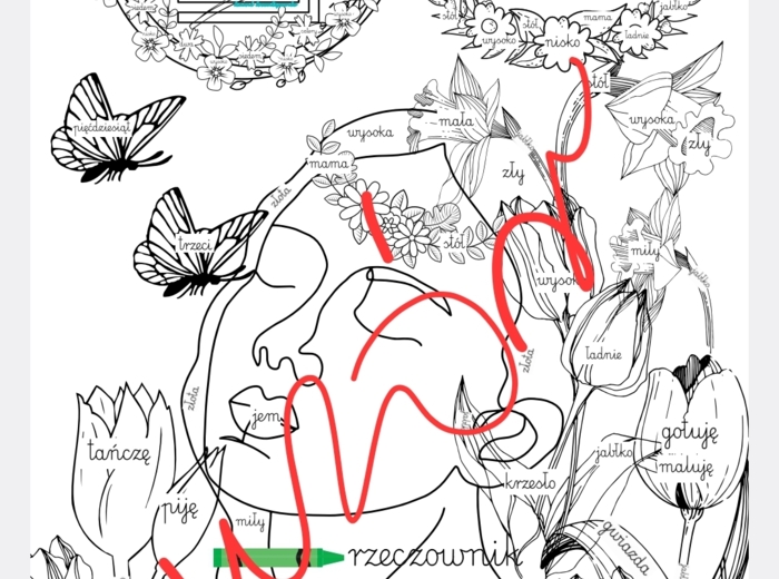 Dzień Kobiet - części mowy