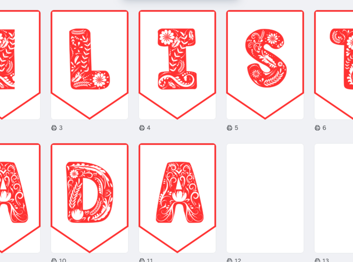 11 listopada - napis girlanda, gazetka , dekoracja