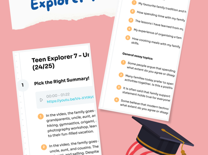 Teen Explorer 7 – Unit 4 – karta pracy