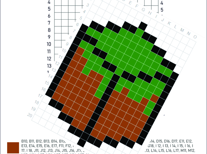 Kodowanka- minecraft, dyktando graficzne, klasy 1-3