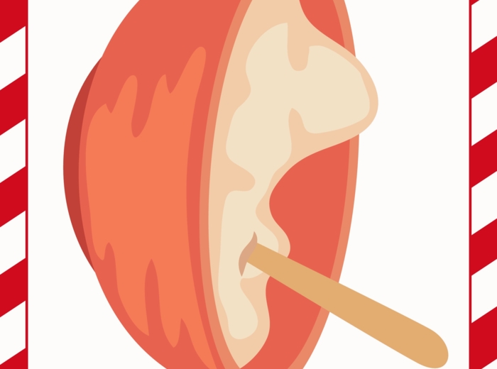 Proces robienia ciasteczek świątecznych