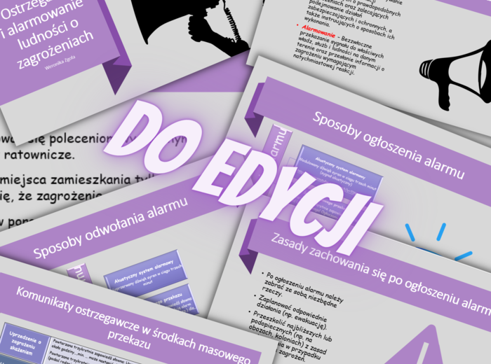 Ostrzeganie i alarmowanie o niebezpieczeństwach