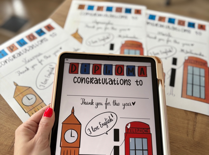 Diploma - Dyplom Językowych Osiągnięć 🇬🇧👏🏻💫