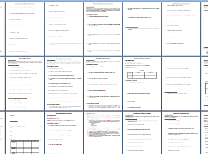 Pakiet kart pracy do edukacji filmowej - etyka/godzina wychowawcza