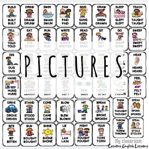 IRREGULAR VERBS - PAKIET - CZASOWNIKI NIEREGULARNE