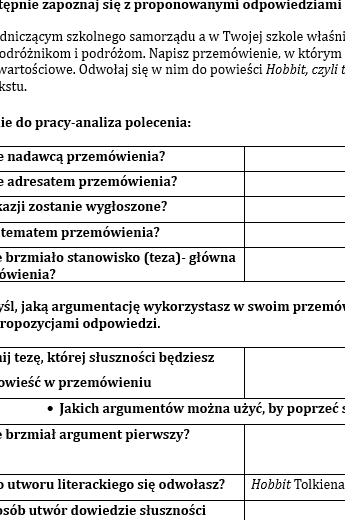 REDAGUJEMY PRZEMÓWIENIE. Krok trzeci. Zestaw ćwiczeń dla uczniów klas 6-8