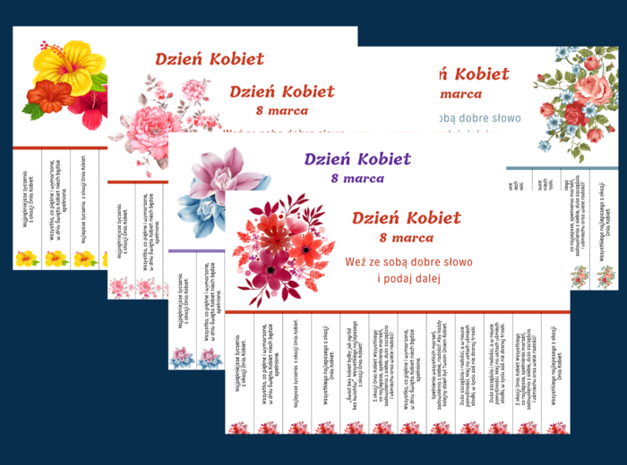 DZIEŃ KOBIET - zdania do urwania - 13 wersji