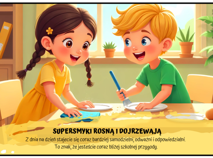 SUPERSMYKI - plansze powitalne wersja dla zerówki