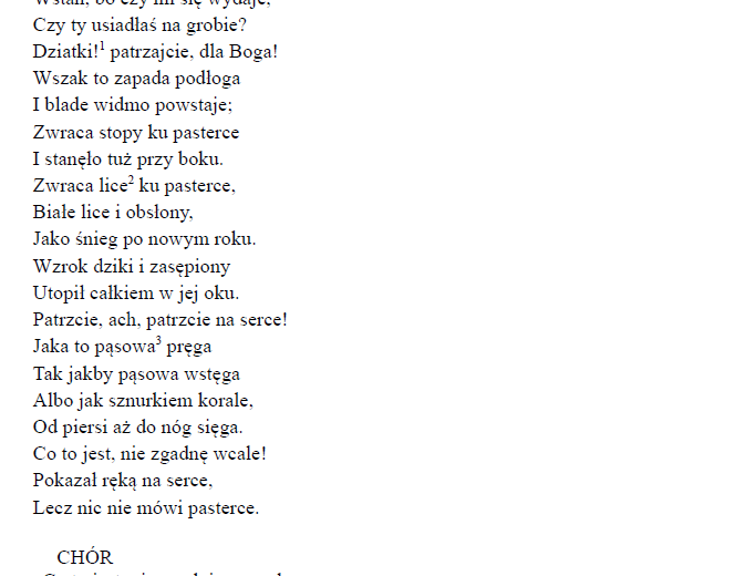 Egzamin ósmoklasisty – Arkusz z języka polskiego „Dziady cz. II” | Pełny test z kluczem odpowiedzi