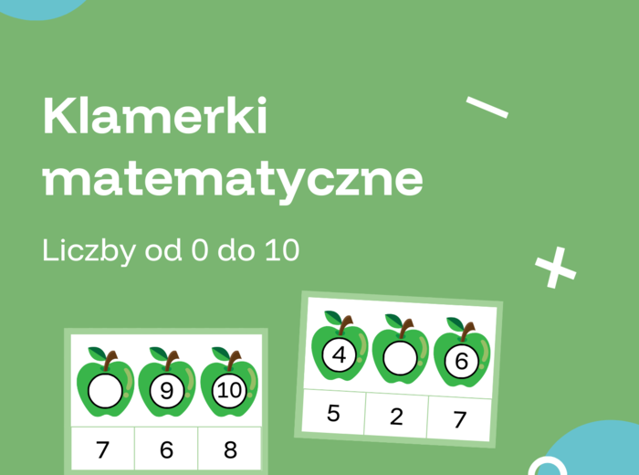 Klamerki matematyczne- edukacja wczesnoszkolna