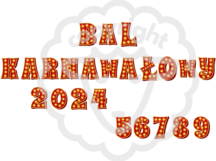 Girlanda pt: BAL KARNAWAŁOWY 2024