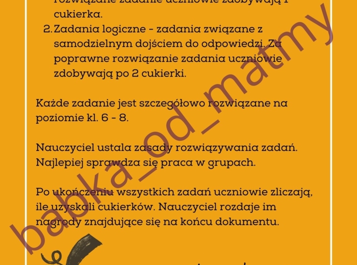 Matematyczno - logiczne zadania na Halloween 2022!