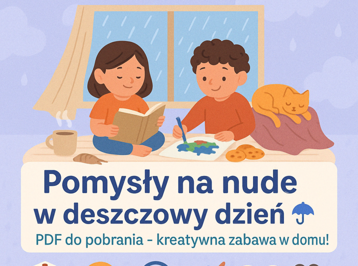 Pomysły na nudę w deszczowy dzień