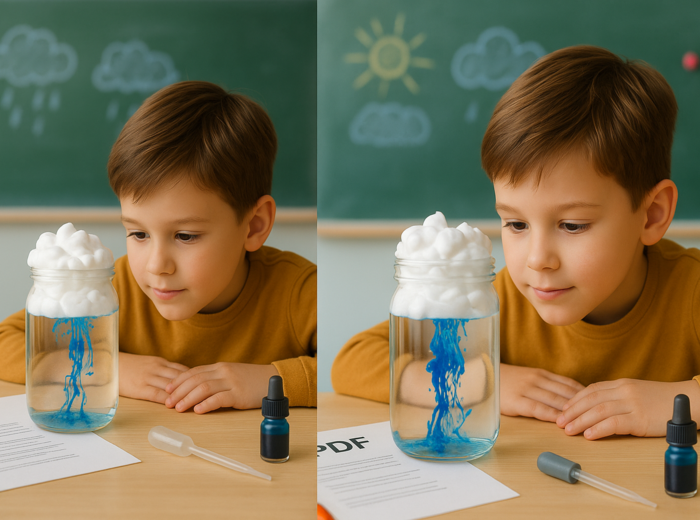 „Burza w Słoiku” — prosty eksperyment