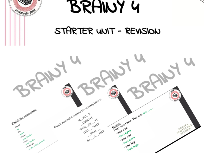 Brainy 4 - Starter Unit Revision