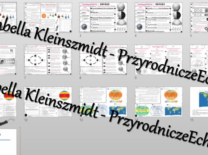 Zestaw sketchnotek i kart pracy + gratisowe linki do prezentacji multimedialnych niekomercyjnych wykonanych w genial.ly do indywidualnego pobrania i użycia do celów niekomercyjnych. Geografia 6, „Ruchy Ziemi”