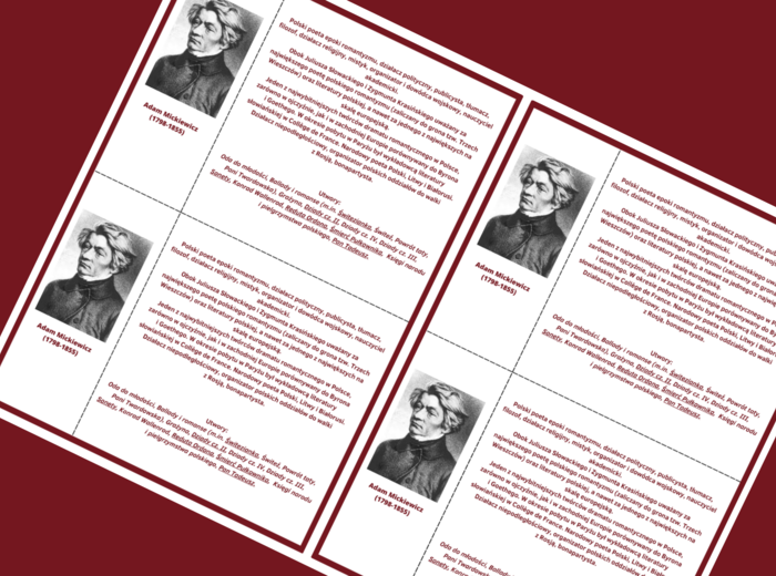 ADAM MICKIEWICZ – biogram – wklejka